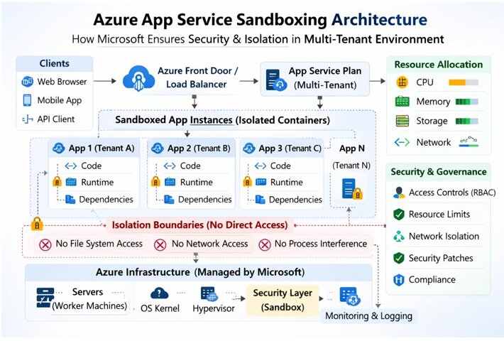 Sandbox Architecture in Azure App Service